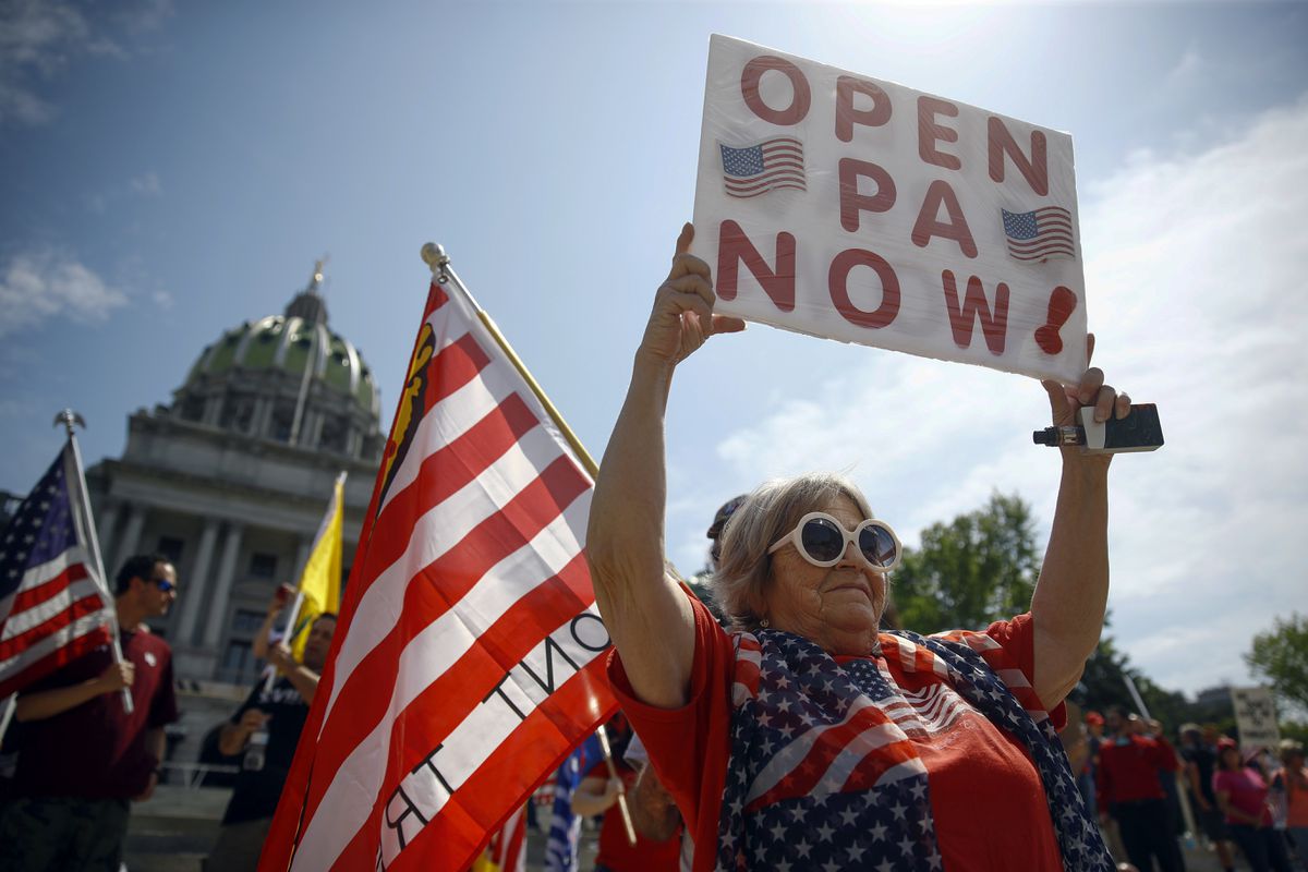 Federal judge declares Pennsylvania’s coronavirus
restrictions ‘unconstitutional’ 1 Federal judge declares Pennsylvania’s coronavirus
restrictions ‘unconstitutional’ 1