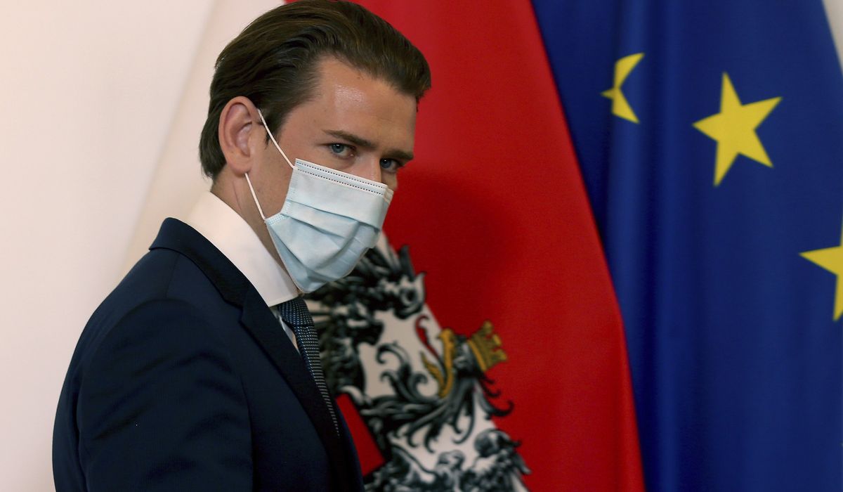 Sebastian Kurz, Austria chancellor, warns coronavirus
'second wave' has begun 1