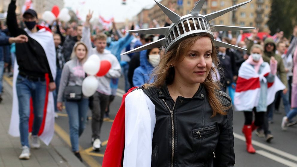 Belarus detains 500 at weekend anti-government
protests 1