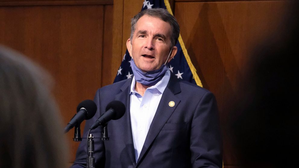 Virginia governor, wife test positive for
coronavirus 1