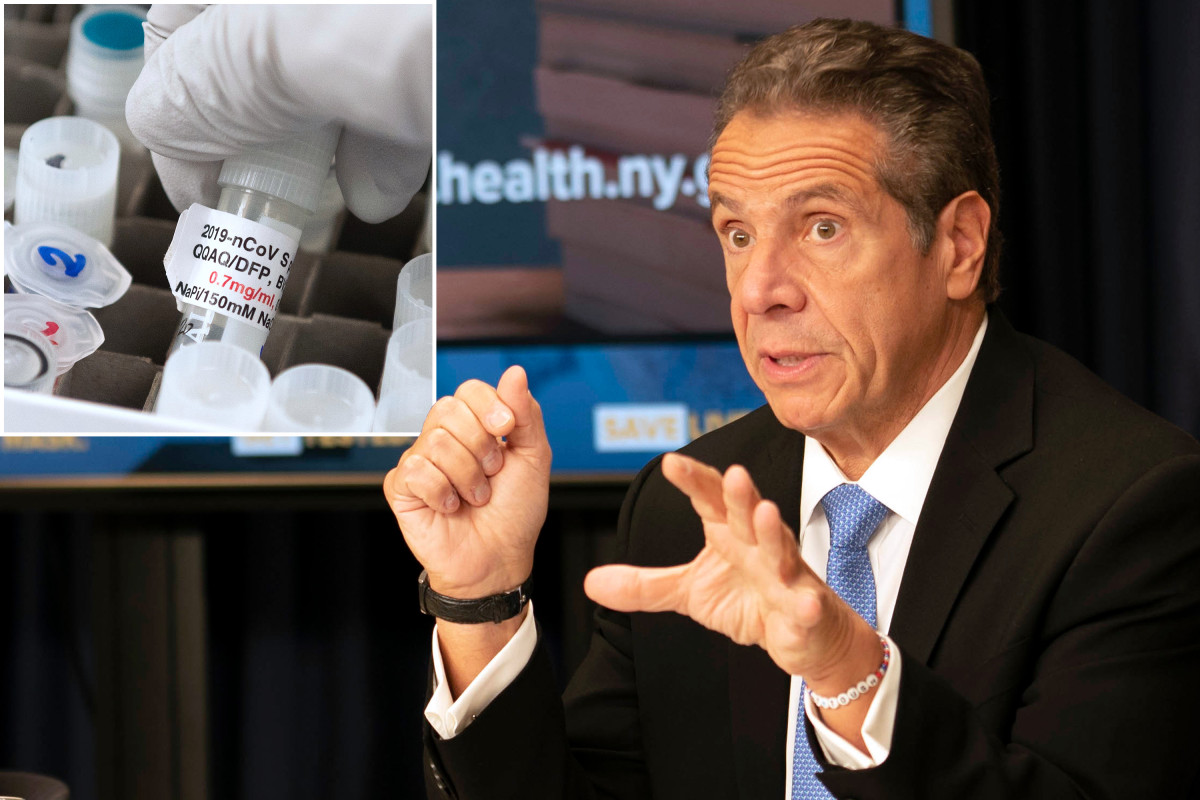 Gov. Cuomo has a plan to slow roll COVID-19 vaccine in New
York 1