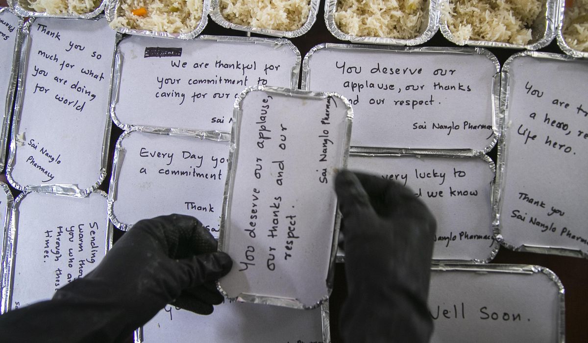 Volunteers feed COVID-19 patients, doctors in Nepal
hospital 1