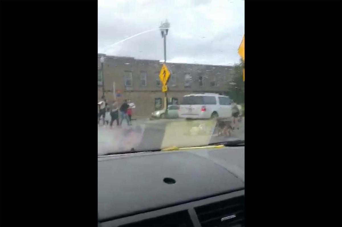 Driver runs over Black Lives Matter protester in
Tennessee 1