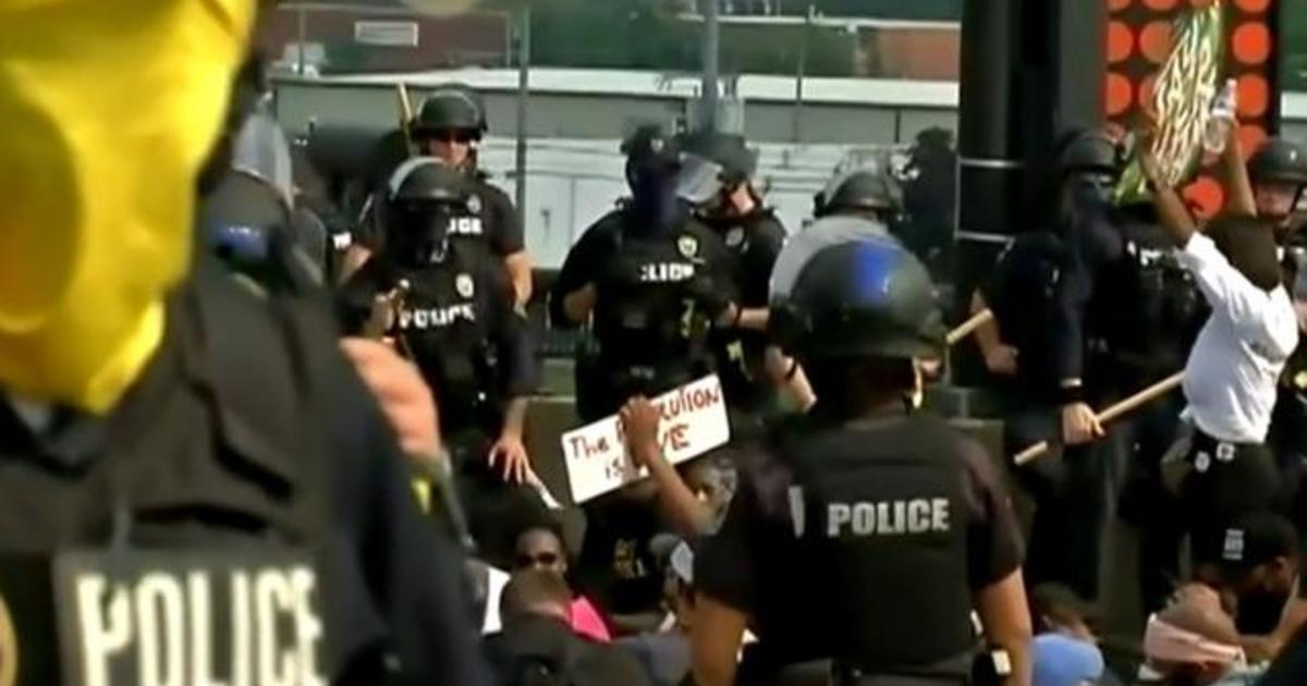 Marking 100 days since Breonna Taylor protests began in
Louisville 1