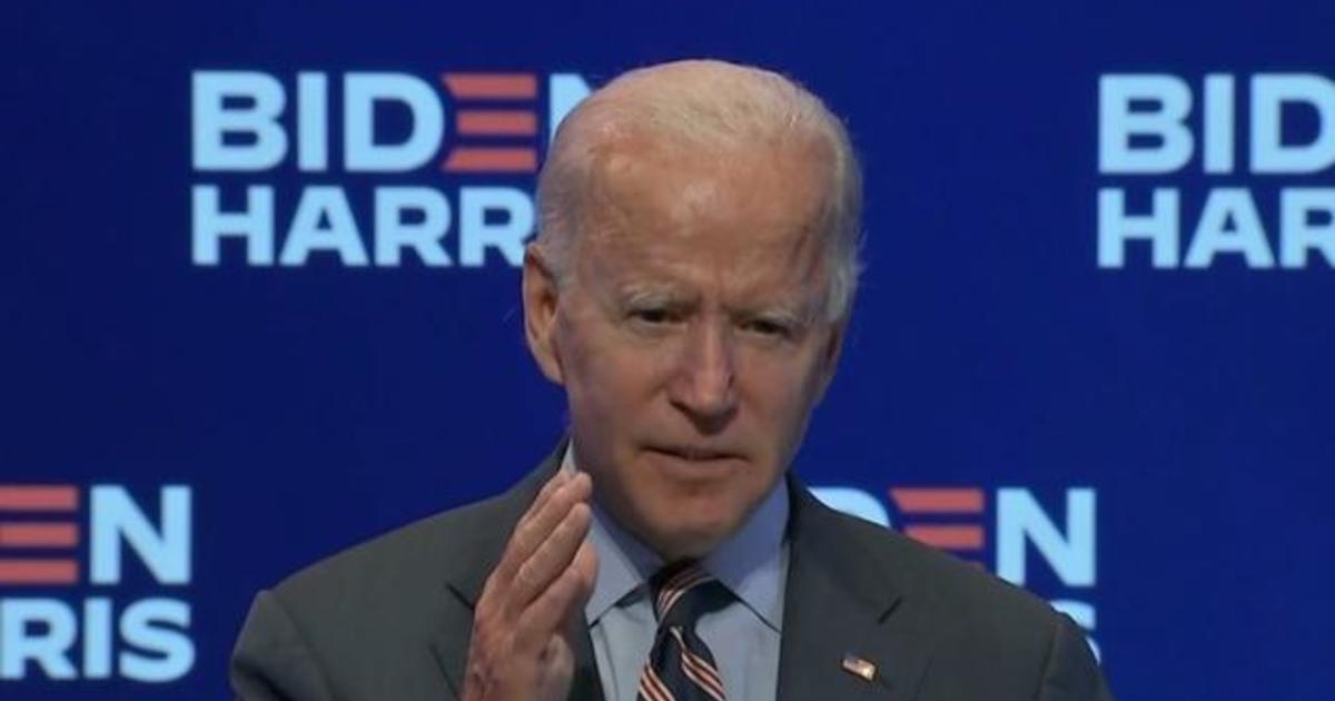 Biden's lawyers say he would have authority to issue
national mask mandate, if elected 1