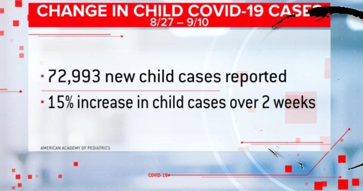 Sharp rise in children testing positive for COVID-19 1