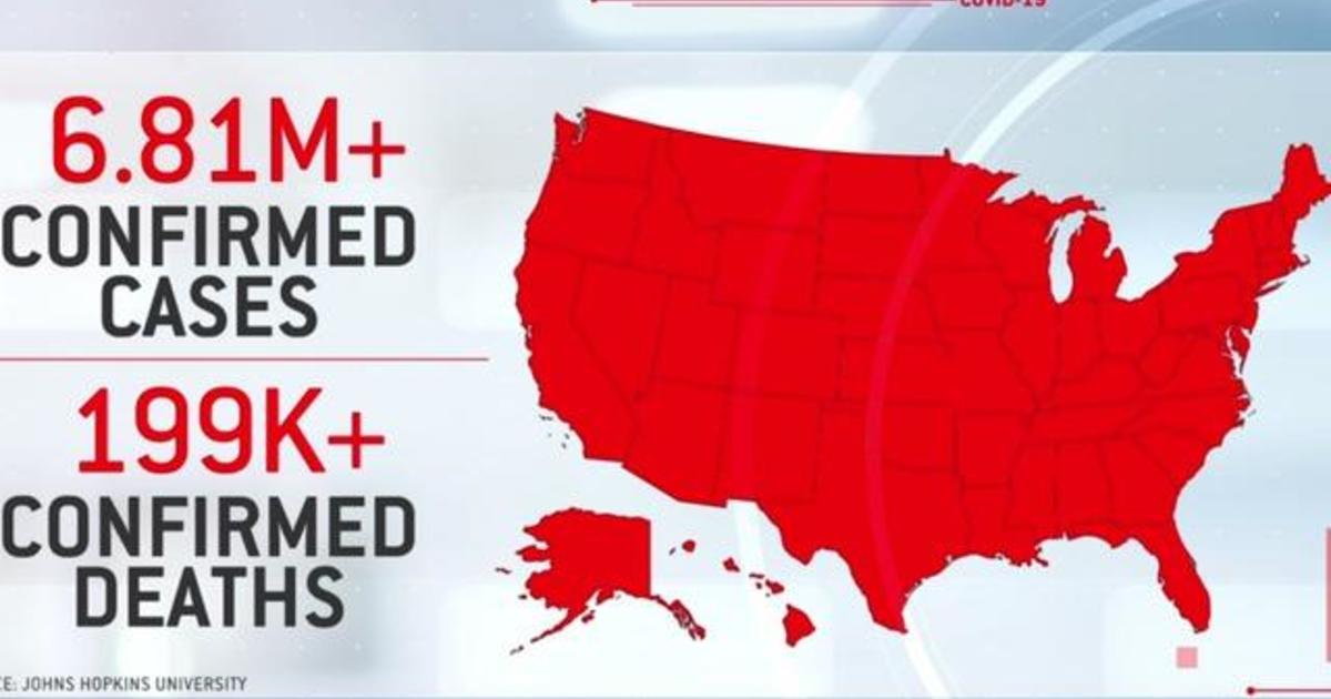 As COVID-19 death toll nears 200K, doctor warns "we are
becoming more and more complacent" 1