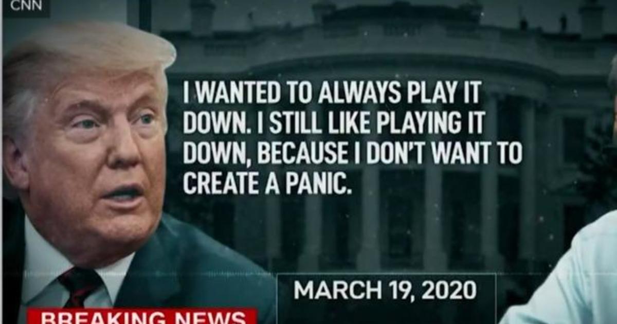 Woodward tapes show Trump knew the dangers of COVID-19 but
downplayed it 1