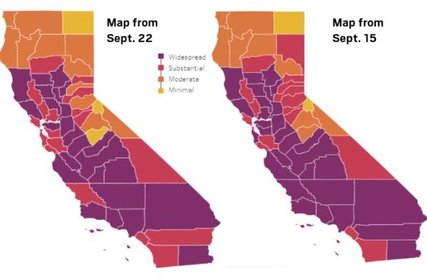 Coronavirus: Where every California county is in the state
tier system 1