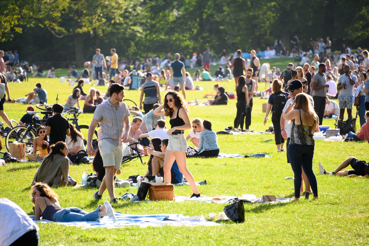 New York’s COVID-19 infection rate hovering around at least
1 percent 1