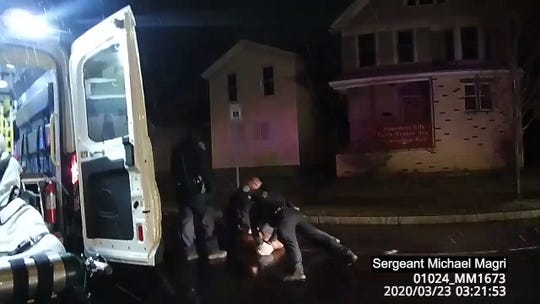 A Black man pinned to the ground by NY police died two
months before George Floyd's death 1