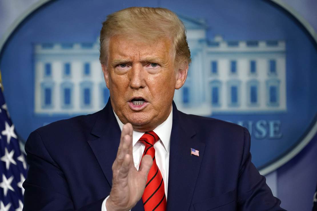 Trump: 'Joe Biden Has Given Moral Aid and Comfort' to
Rioters by Repeating 'Peaceful Protests' 1