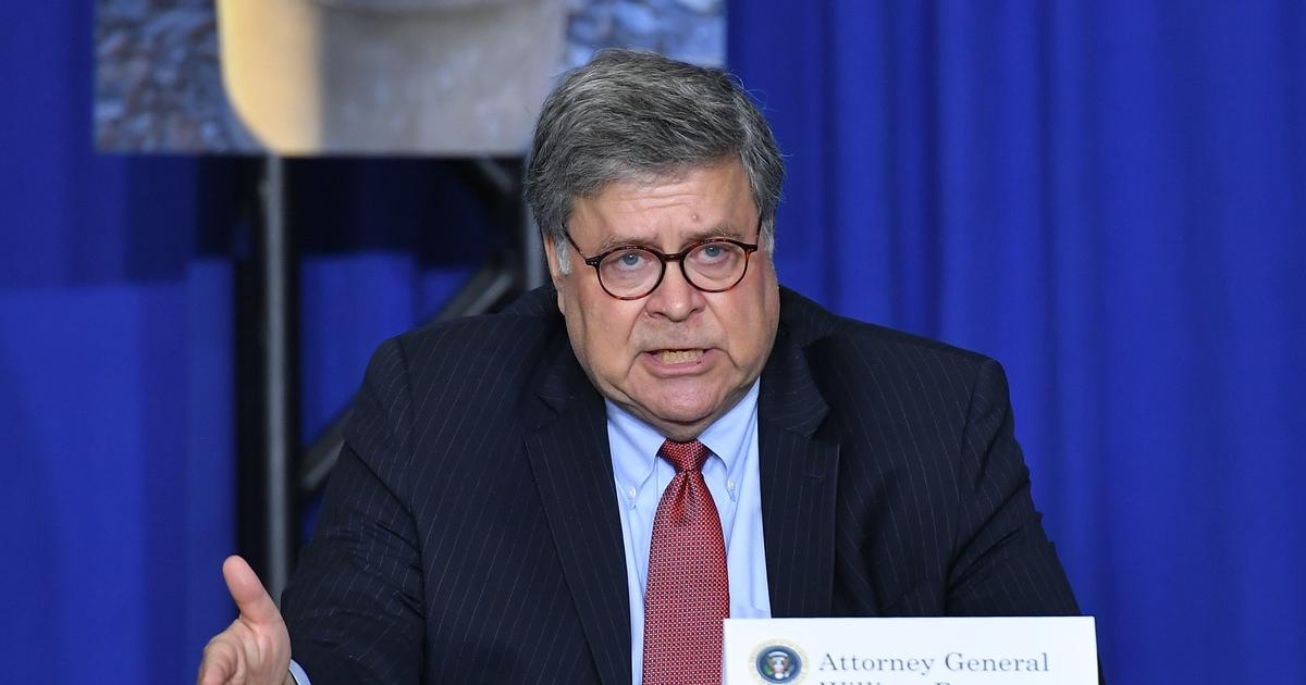 Barr compares coronavirus stay-at-home orders to
slavery 1