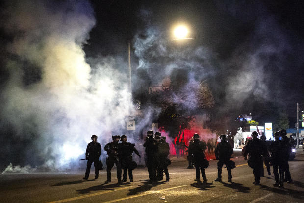Portland protests reach 100 consecutive days this
weekend 1