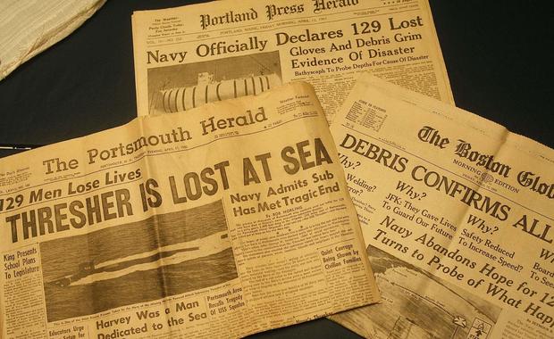 Officer flagged "dangerous condition" before 1963 sub
disaster 1