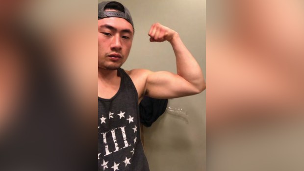 California man accused of driving into protesters is
arrested for illegal firearms and setting up ‘training camp’ at
family vineyard 1
