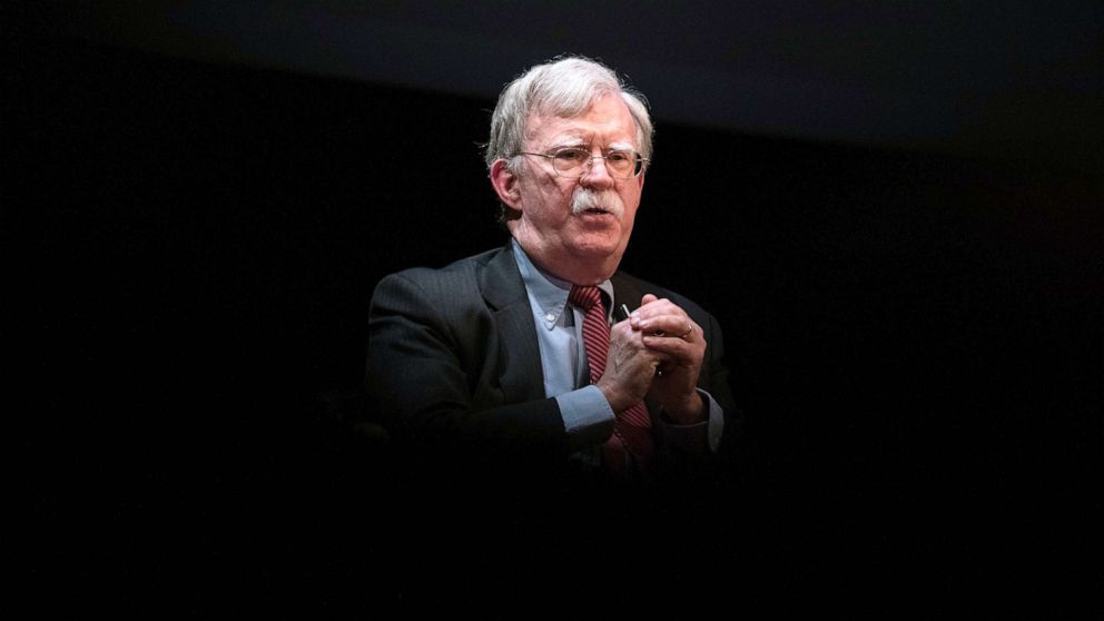 DOJ opens criminal investigation of former national security
adviser John Bolton 1