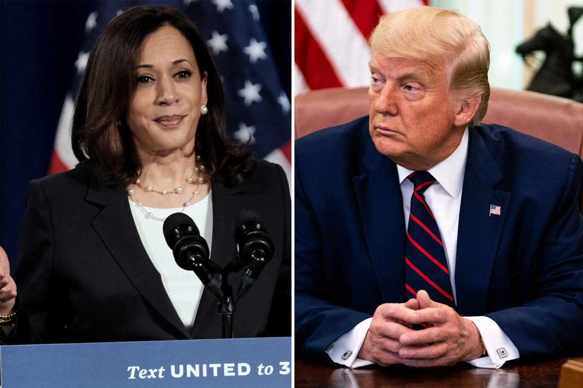 Kamala Harris says she wouldn’t take Trump’s word about a
COVID-19 vaccine 1