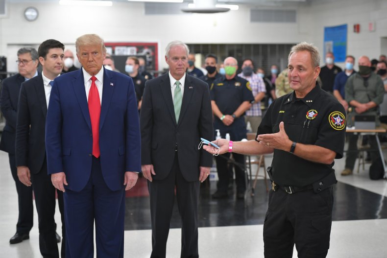 Kenosha County Sheriff Accuses Biden Campaign of Paying to
'Keep the Rioters Going' 1