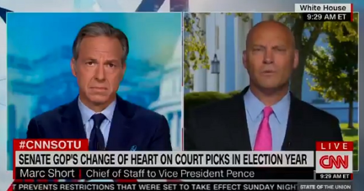 Top Pence Aide Schools CNN’s Tapper on the Real History of
SCOTUS Appointments 1