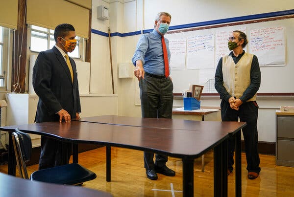 N.Y.C. Will Again Delay Start of In-Person Classes for Most
Students 1