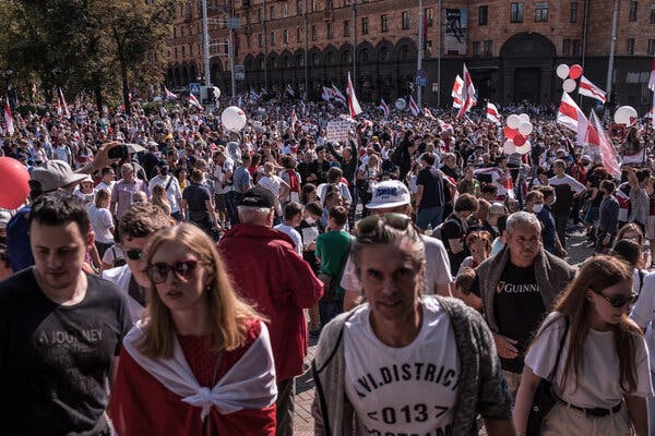 The 22-Year-Old Coordinating Protests in Belarus, From a
Small Office in Poland 1
