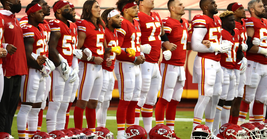 N.F.L. Season Kicks Off With Protests 1