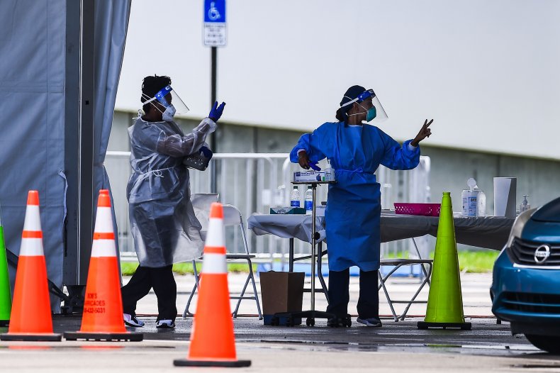 In Miami, Where Coronavirus Cases Are Highest in Florida,
20% of Those Diagnosed Refuse to Be Traced: Report 1