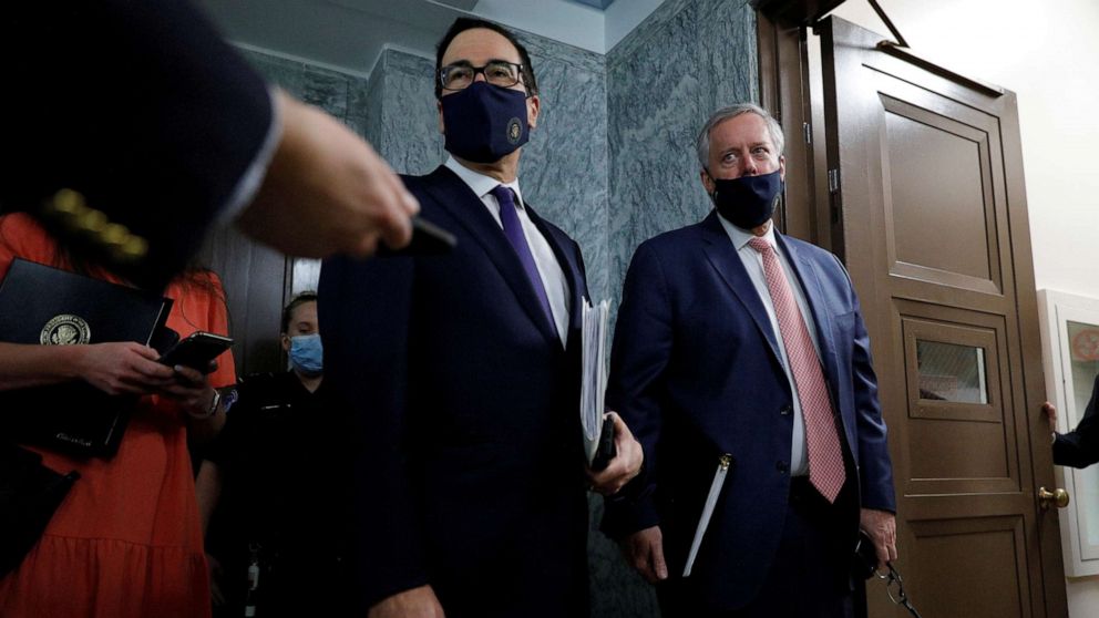 Senate GOP poised to offer slimmer COVID-19 relief bill as
Mnuchin testifies in House 1