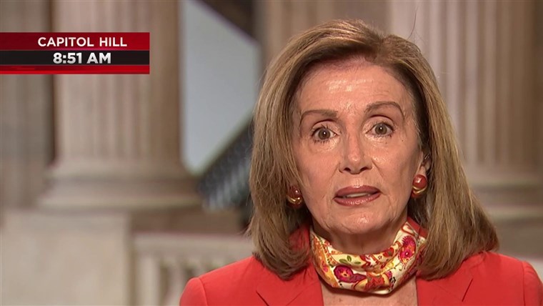 Moderate Democrats in the House push Pelosi to find deal
with Republicans on COVID-19 relief 1