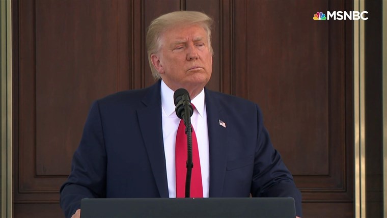 Trump says he's taking 'high road' by not meeting with
Democrats on coronavirus relief 1