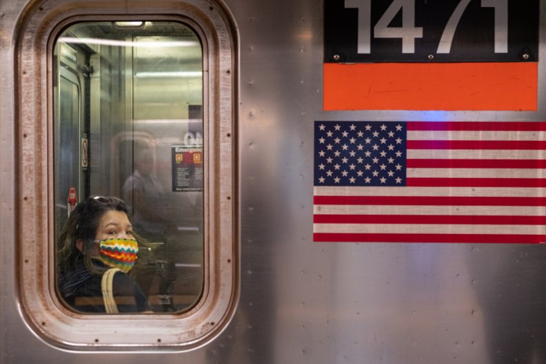 Exclusive Poll: One in Six U.S. Voters Never Wear a Mask on
Public Transport 1