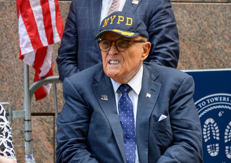 Rudy Giuliani Compares Trump's COVID-19 Response to 9/11:
'You Don't Just Spit Everything Out to People' 1