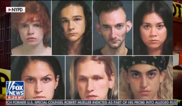 See white, privileged Antifa-BLM rioters arrested by
NYPD 1