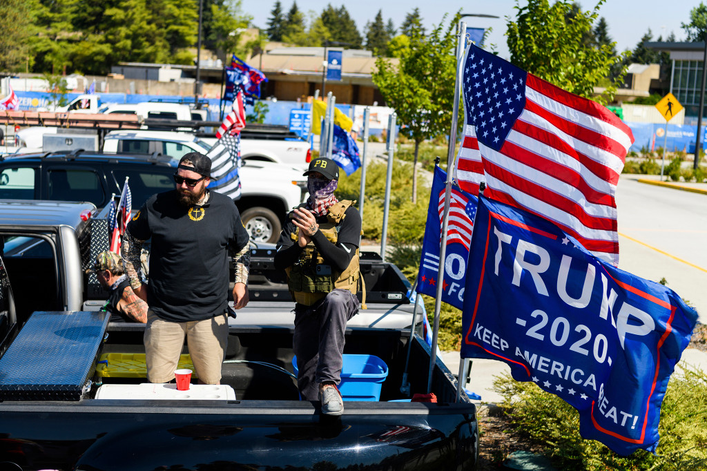 Patriot Prayer founder Joey Gibson sues Portland-area DA for
selective prosecution 1