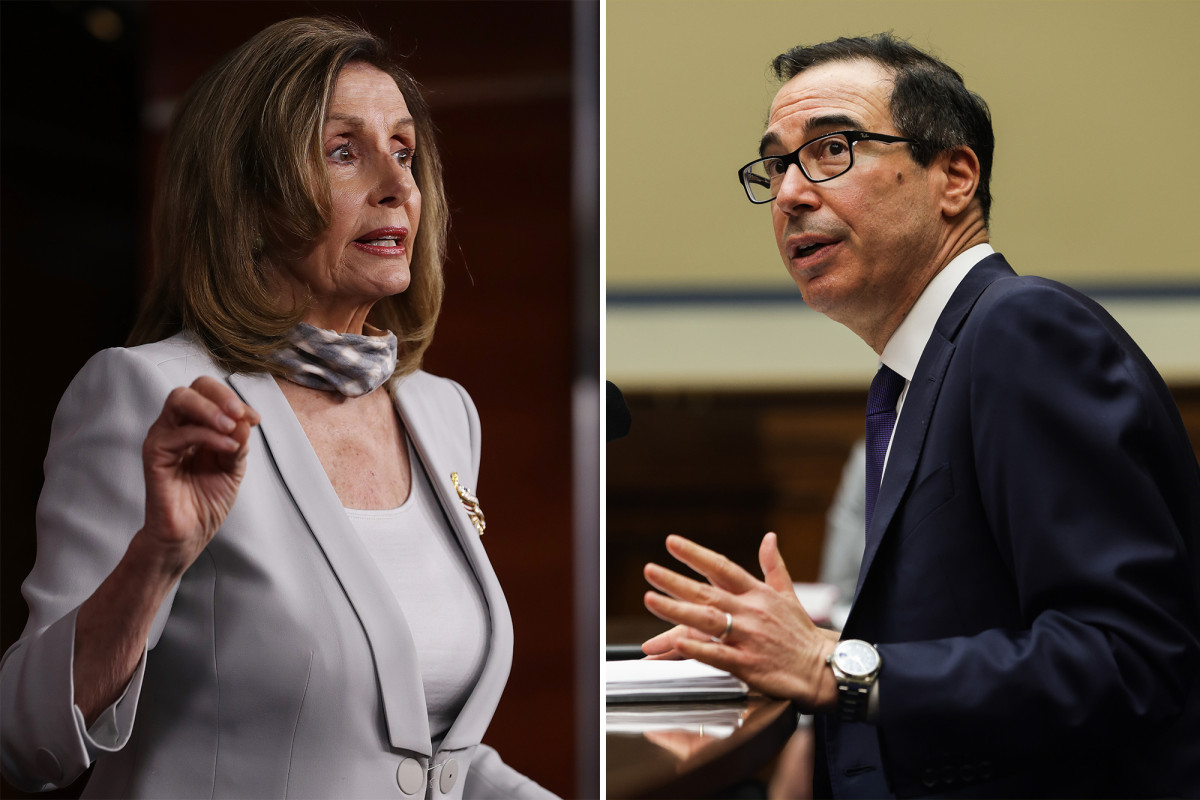 Mnuchin, Pelosi at odds over COVID-19 stimulus, but near
deal to avoid shutdown 1