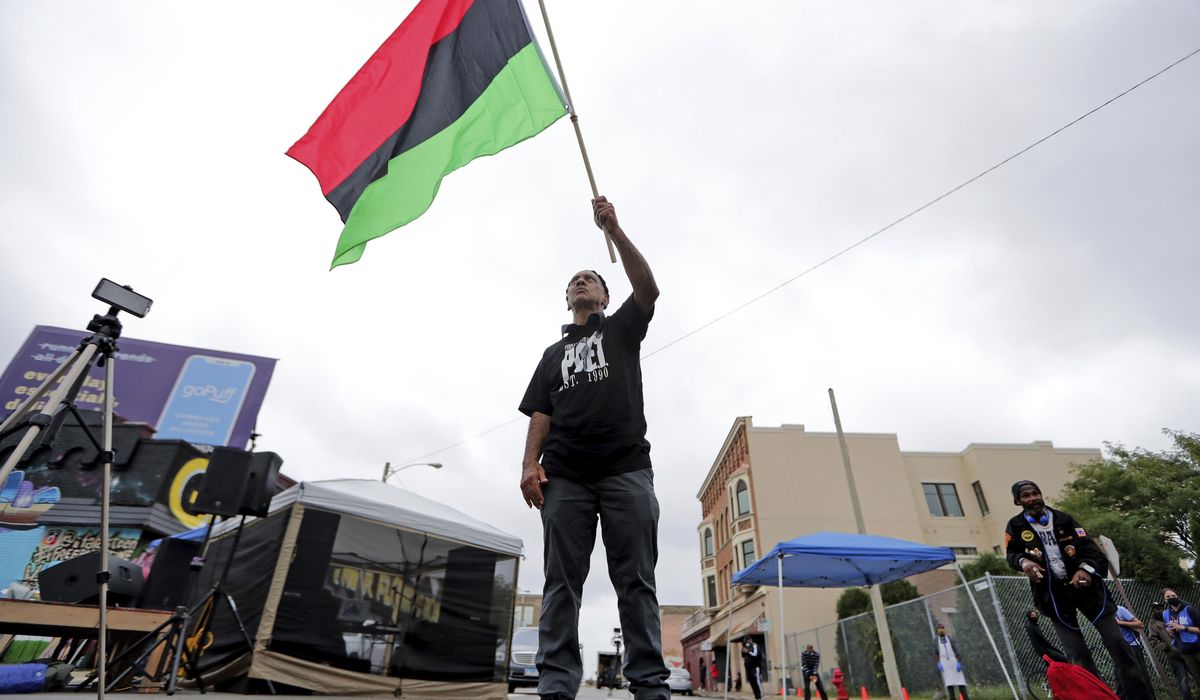 Protesters march in Milwaukee demanding justice for
Blake 1