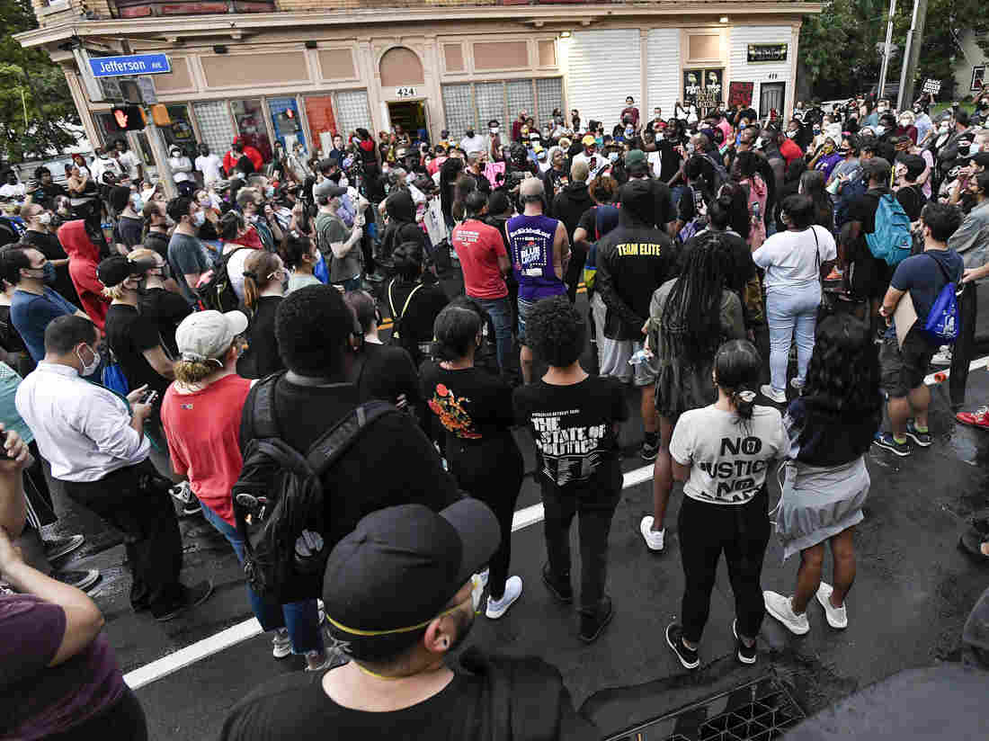 Protests In Rochester, N.Y., After Bodycam Footage Released
Of Daniel Prude's Death 1