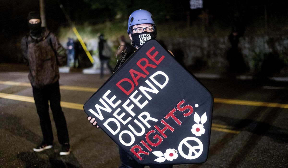 Portland protests reach 100 consecutive days this
weekend 1