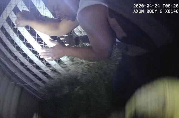 Officer Who Ordered Police Dog to Bite a Black Man Is
Charged With Assault 1