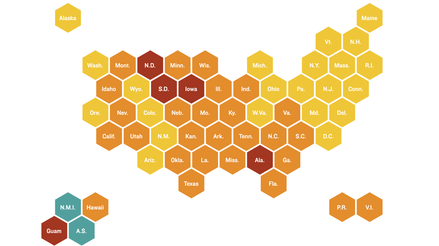 Coronavirus Maps: How Severe Is Your State's
Outbreak? 1