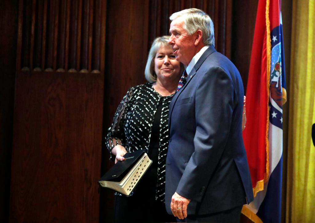 Missouri Gov. Parson, first lady, test positive for
COVID-19 1
