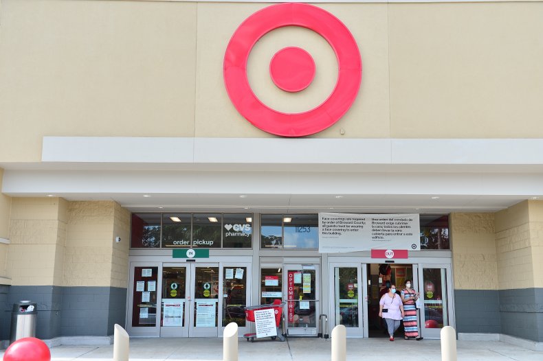 Anti-Maskers in MAGA Gear Parade Through Florida Target,
Yelling for People to Remove Masks 1