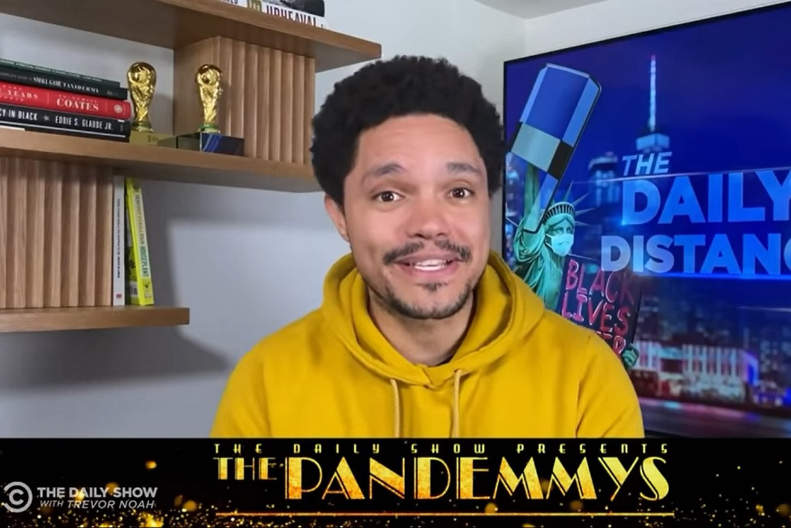 Trevor Noah Hosts “Pandemmys” To Honor Bogus Achievements By
Donald Trump & Others During Coronavirus Pandemic 1