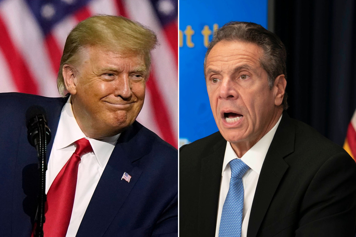 Gov. Cuomo accuses Trump of threatening New Yorkers over
COVID-19 vaccine 1
