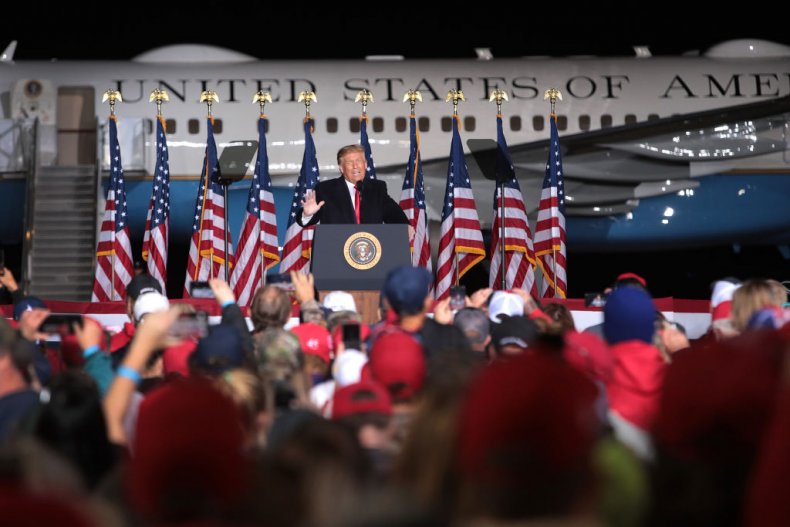 Trump Tells Rally in Wisconsin, Where Riots Flared and He Is
Losing, 'I Saved the Suburbs' 1
