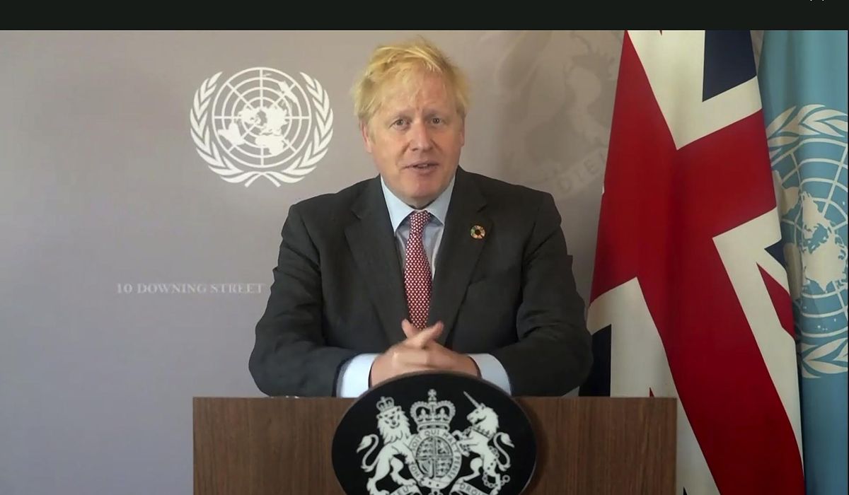 Boris Johnson urges world leaders to unite against
COVID-19. 1