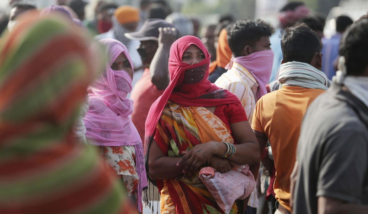 India’s confirmed coronavirus tally
reaches 6 million cases 1