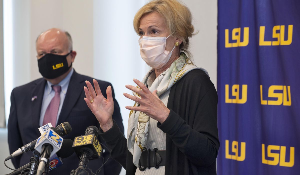 White House suggests tougher coronavirus rules in
Louisiana 1