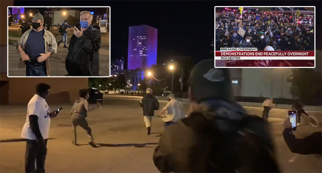 WHEC Reporter Chased By Knife-Wielding BLM Mob — Station
Ignores Attack And Describes ‘Protests’ As ‘Peaceful’ 1